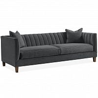 диван penelope sofa прямой серый в Новокузнецке