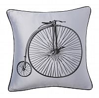 подушка с ретро-велосипедом retro bicycle grey в Новокузнецке