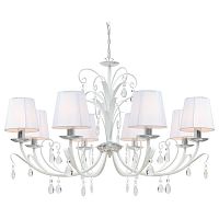 подвесная люстра arte lamp romana snow a1743lm-8wh в Новокузнецке