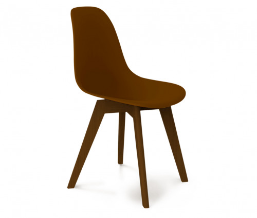 стул dsw коричневый s39 (eames style) в Новокузнецке