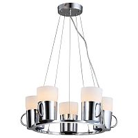 подвесная люстра arte lamp brooklyn a9484sp-5cc хром в Новокузнецке