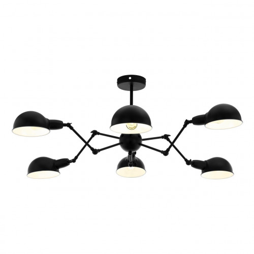 потолочная люстра eglo exmoor 49036 черная в Новокузнецке