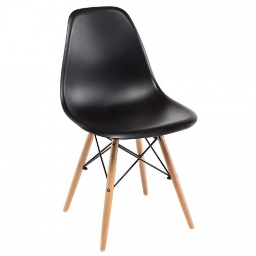 стул деревянный eames pc-015 black в Новокузнецке