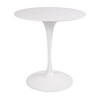 стол eero saarinen style tulip table top mdf d70 глянцевый белый в Новокузнецке