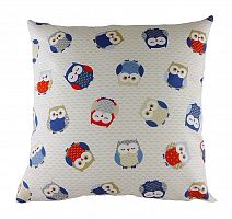 подушка с принтом owl print blue в Новокузнецке