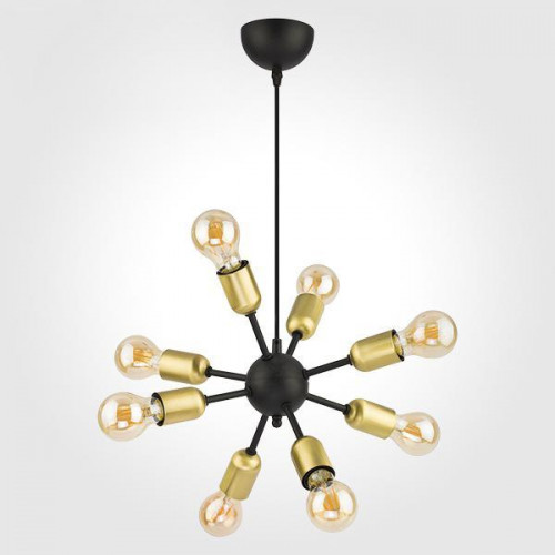 подвесная люстра tk lighting 1468 estrella black в Новокузнецке