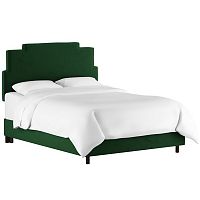 кровать двуспальная 160х200 зеленая paxton emerald velvet в Новокузнецке