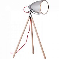 лампа настольная chromatic tripod на деревянном штативе в Новокузнецке