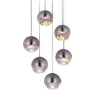 подвесной светильник globo 6u nickel от delight collection в Новокузнецке