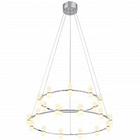 подвесная светодиодная люстра st luce cilindro sl799.103.21 белая в Новокузнецке