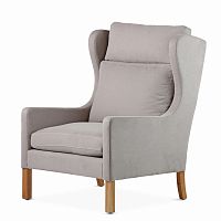 кресло wingback серый в Новокузнецке