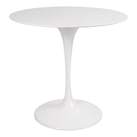 стол eero saarinen style tulip table top mdf d80 глянцевый белый в Новокузнецке