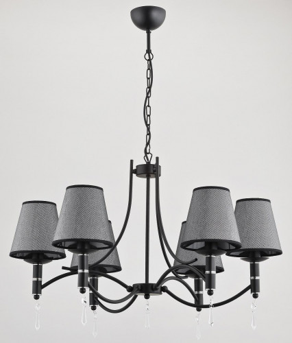 подвесная люстра alfa abil black silver 22966 в Новокузнецке