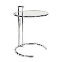 стол журнальный eileen gray style cocktail table e-1027 прозрачный в Новокузнецке