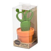 ножницы cactus с держателем, оранжевые с зеленым в Новокузнецке