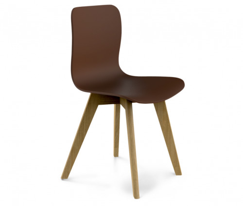 стул dsw коричневый s42 (eames style) в Новокузнецке