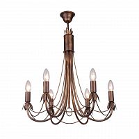 подвесная люстра toplight lucinda tl7350d-06br в Новокузнецке