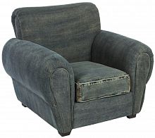 кресло san francisco denim armchair серое в Новокузнецке