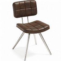 стул lola seat pu brown ножки из нержаеющей стали c589u09 от la forma (ex julia grup) в Новокузнецке