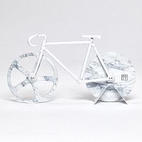 нож для пиццы из нержавеющей стали the fixie, белый мрамор в Новокузнецке