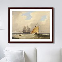 картина: the sailboat, 1829г. в Новокузнецке