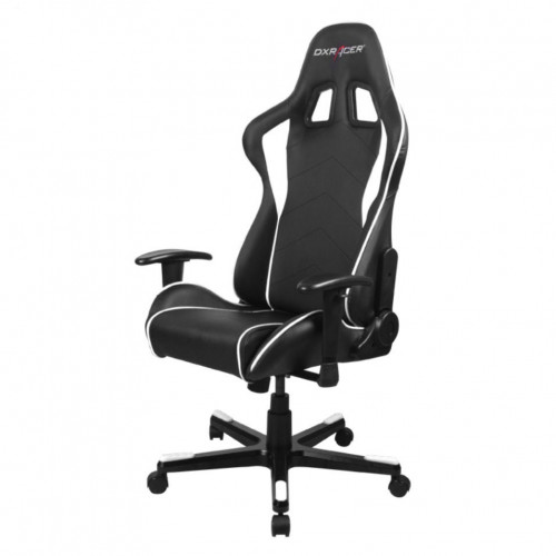 кресло геймерское dxracer formula черно-белое в Новокузнецке